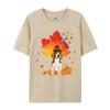 Beagle Autumn Leaf Fall Leaves Dog Lover Tshirt Vintage Tshirts Cotton TShirts Top Quality Funny Tshirt