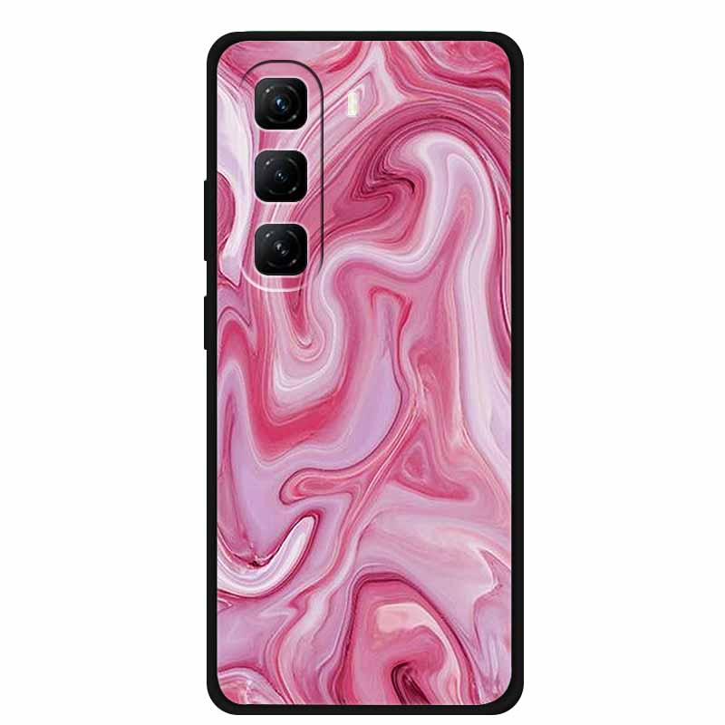 

Soft Silicone Phone Case for INFINIX HOT 60 Pro TPU Back Case for Infinix Hot60 Pro Shell Cover Bumper Coque Color Texture Cover Hot 60 Pro