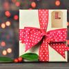 300 Stickers/Roll Christmas Gift Label Sticker Roll - Matte Surface,Rectangular,Disposable,Paper - Used for Retro Holiday Design