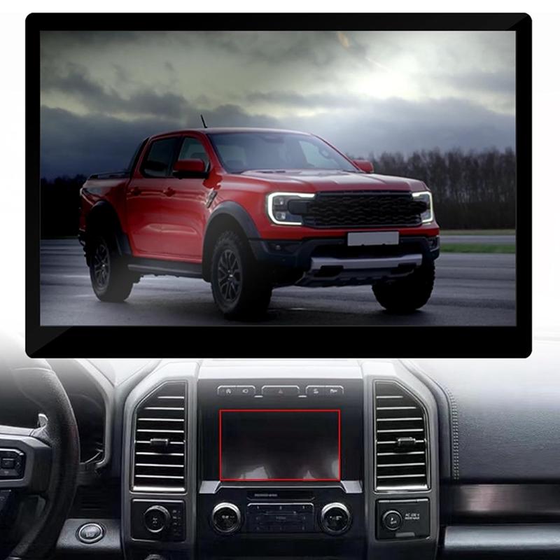 12In Touchscreen LCD Display NC3T-18B955-FC ML3T-18B955-AF For Ford F150/Expedition/Bronco Multimedia Navigation Screen Black  Silver