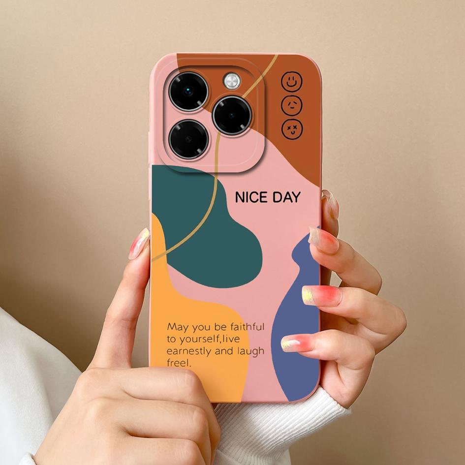 Zderzak do Infinix Smart 9 Note 40X Hot 50 50Pro Plus 50i Zero 40 5G 4G Pokrowiec Wzór w kratkę Silikonowy płynny Odporny na wstrząsy Ochronny do Infinix Nowe etui