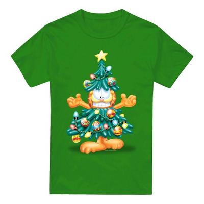 Camiseta para Hombre de Garfield con Árbol