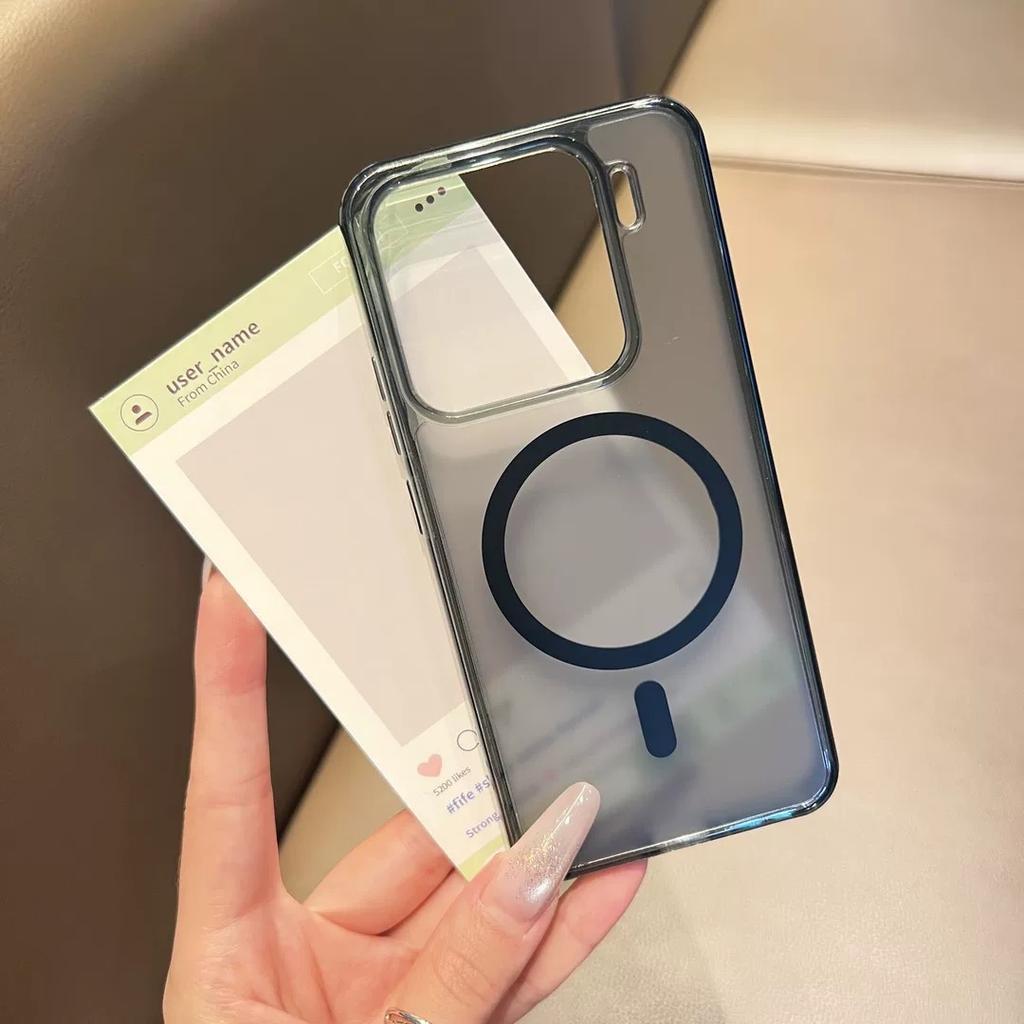 Case For Xiaomi 17 15 14 Pro Mi 17 Ultra Case For MagSafe Magnetic Matte AG Hard Backboard TPU Soft Border Phone Cover Dustproof