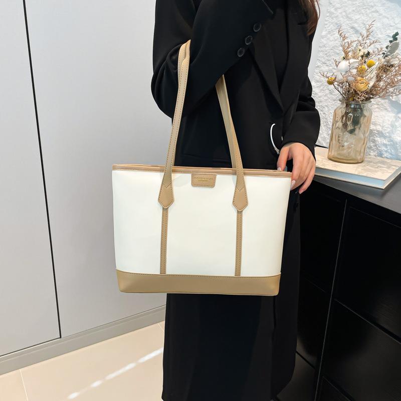 Textured Commuter Large-capacity Bag 2025 New Women's Bag Casual Foreign Style Niche Shoulder Bag Popular Tote Bag