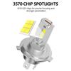 H4 LED Headlight Lamp Bulb 6000K Auto Motorcycle Headlight Bulbs Car Fog Light