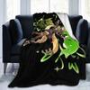 Genshin Impact Collei Wish Gacha Velvet Throw Fashion Blankets Splash Art for Bedding Knitted Fashion Blanket Travel Super Soft Multi-functi