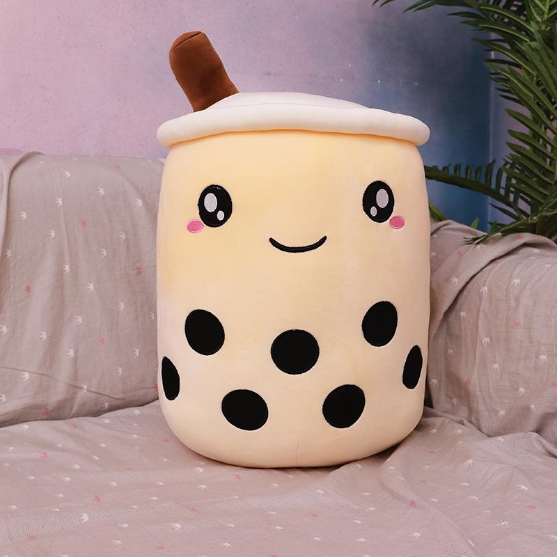 Cute Cartoon Pearl Milk Tea Cup Pillow Plush Toy Doll Children's Doll Girl Sends Gifts To Set Up A Stall