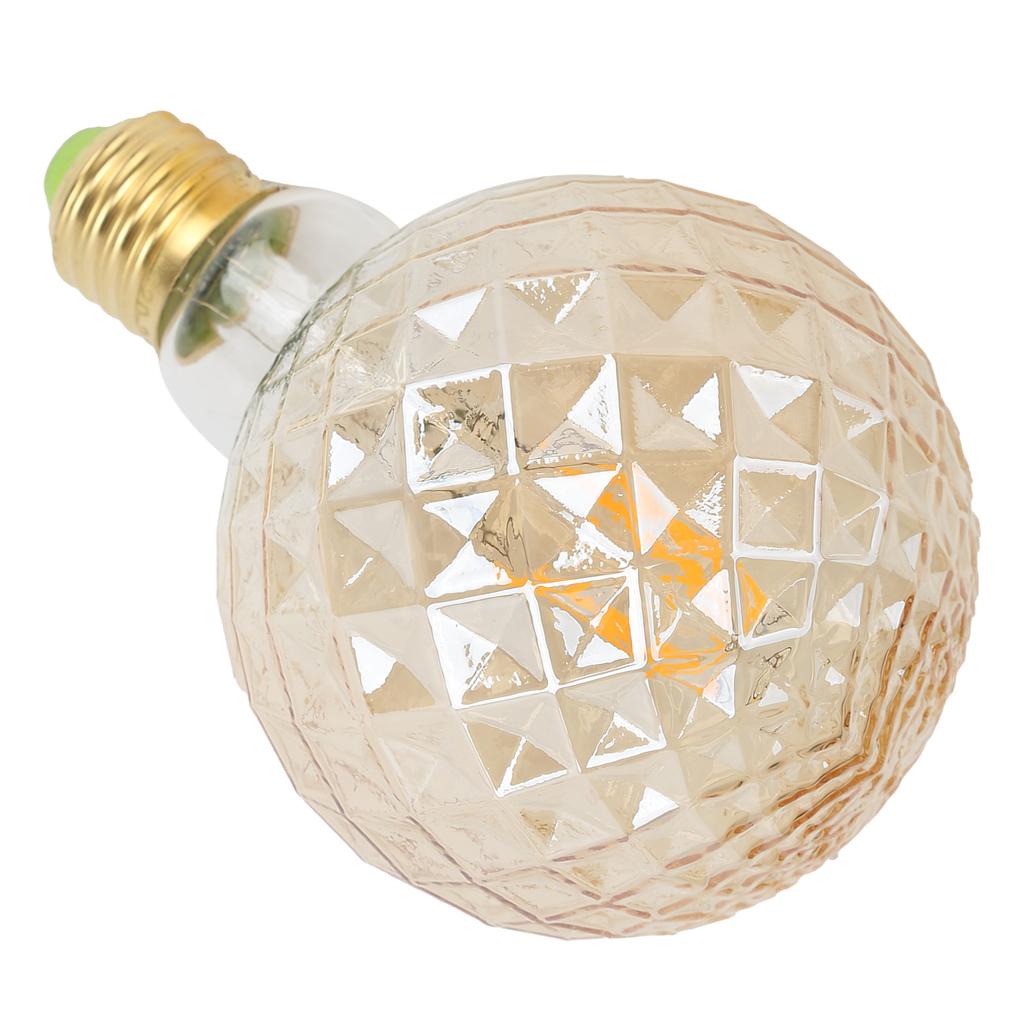220V LED Decorative Bulb E27 4W G95 Glass Bulb High Brightness Filament Lamp Vintage Light Bulb for Living Room Bedroom