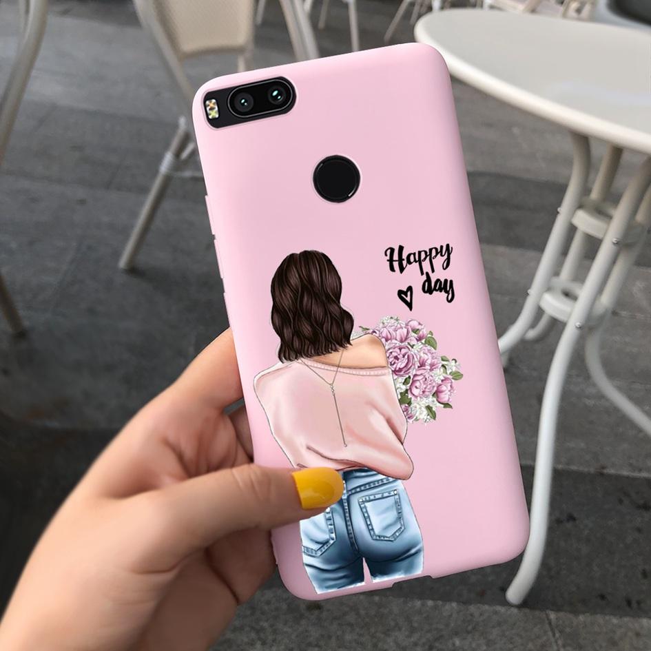 For Xiaomi Mi A1 5X Case New Butterfly Sunflower Patterns Soft Protector Bumper Cover For Xiomi Mi A1 MiA1 Mi5X Phone Cases 5.5"