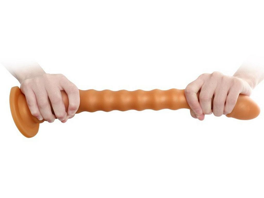 A191 Silikonowy Analny Korek z Długim Gwintem do Użytku Zewnętrznego - Miękka Zabawka SM dla Mężczyzn i Kobiet