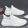 25 years of new mesh breathable men's casual shoes fashion trend versatile white sports shoes soft-soled black shoes