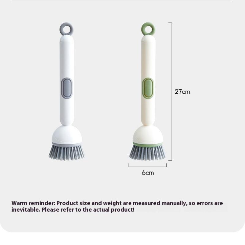 Küchenreinigungsbürste Langer Griff Kompakter Geschirr-Schüssel-Schrubber Für Geschirr Flüssigkeitsfüllbürste Für Esszimmer Küche Zuhause