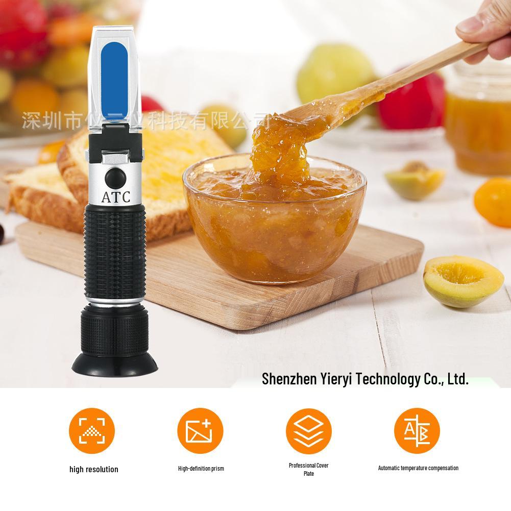 

Portable Sugar Refractometer 28-62% Brix Optical Sweetness Meter