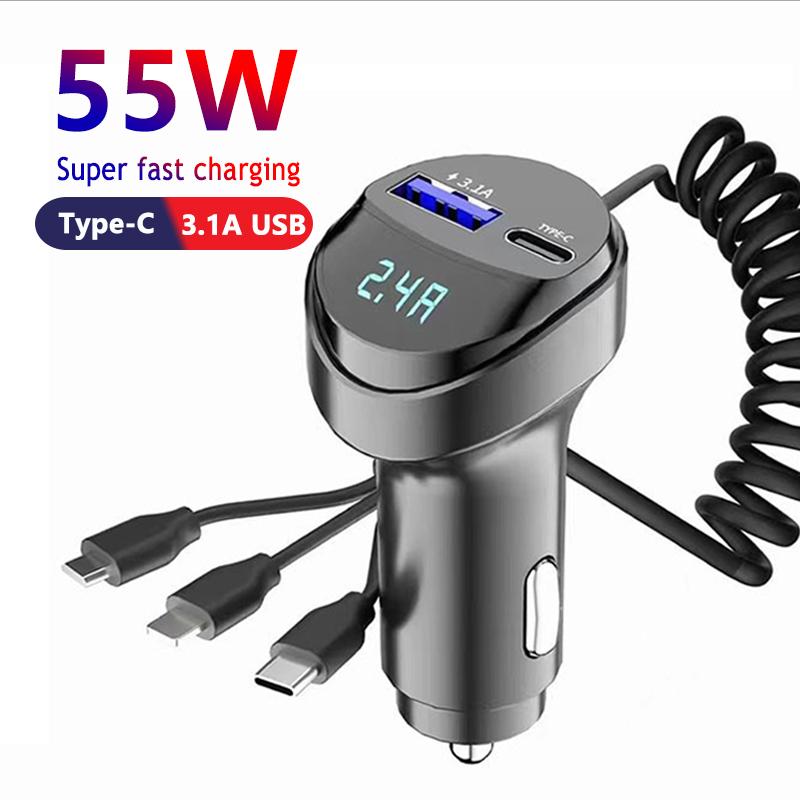 

Автомобильный MP3-плеер FM-передатчик беспроводной Bluetooth 5.0 аудиоприемник автомобильный комплект Handfree Type-C USB быстрое зарядное устройство для iPhone Huawei