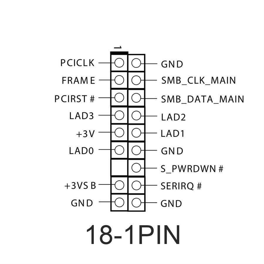 TPM 2.0 Security Module Board For ASROCK 18PIN LPC Motherboard Windows 11