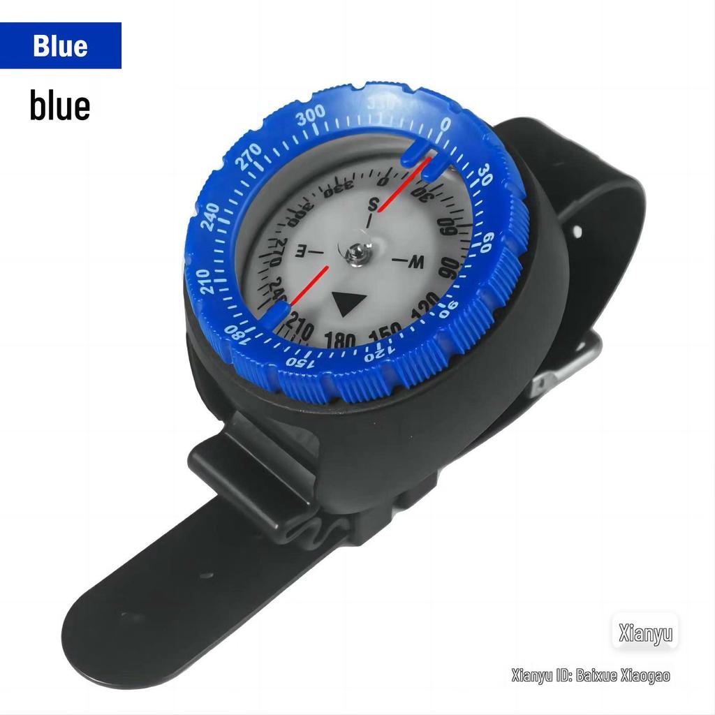 Elastic Cord Diving Compass Watch with Strong Magnetism & Luminous Features, 50m Water-Resistant & In Stock