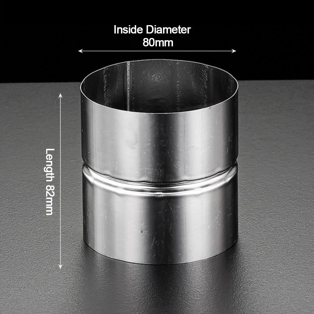 Round Pipe Adapter Straight Pipe Fittings New Extend Connection