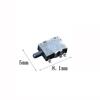 10Pcs Mini Slide Reset Micro Toggle Switch Normally Closed Side Press K1 12V Miniature Switch