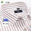 Shanshan Men's DP Non-Iron Pure Cotton Striped Business Casual Long Sleeve Shirt