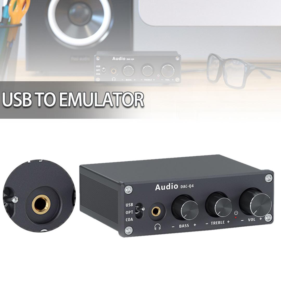 

Lvye Q4 Мини Стерео Усилитель Для Наушников USB Игровой ЦАП Аудио Конвертер Адаптер