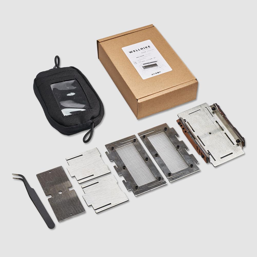 

Походная курильница для благовоний Мини-дровяная печь Настольная печь-костер Печь для древесного угля из нержавеющей стали для улицы, дома, кемпинга, аксессуары