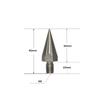 1pcs Stainless Steel Mini Prismatic Pole GPS Pole Tip M10 M8 Point Replacement For Prismatic Rod With 1/4" Female Thread