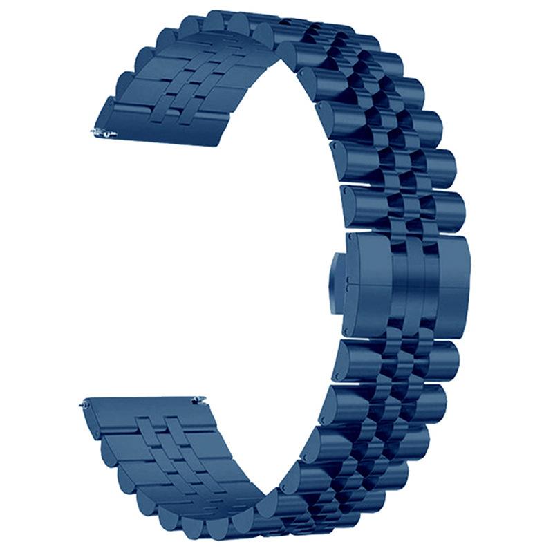 Classic 22mm Metal Watch Band for Huawei Watch GT 2 GT2 Pro GT3 Pro 46mm Stainless Steel Bracelet for Samsung Watch 3 45mm/Gear S3 Strap