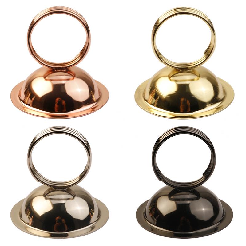 1Pcs Table Number Holders 5.5*5cm Hemispherical Tower Shaped Card Clips for Christmas Thanksgiving Dinner Decor