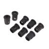 50Pcs 5Mm Led Holder Socket Clip Bezel Socket Mount Light Emitting Diode Lamp Base Cover Black Plastic Display Blub Cup Case