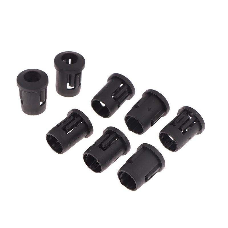 50Pcs 5Mm Led Holder Socket Clip Bezel Socket Mount Light Emitting Diode Lamp Base Cover Black Plastic Display Blub Cup Case
