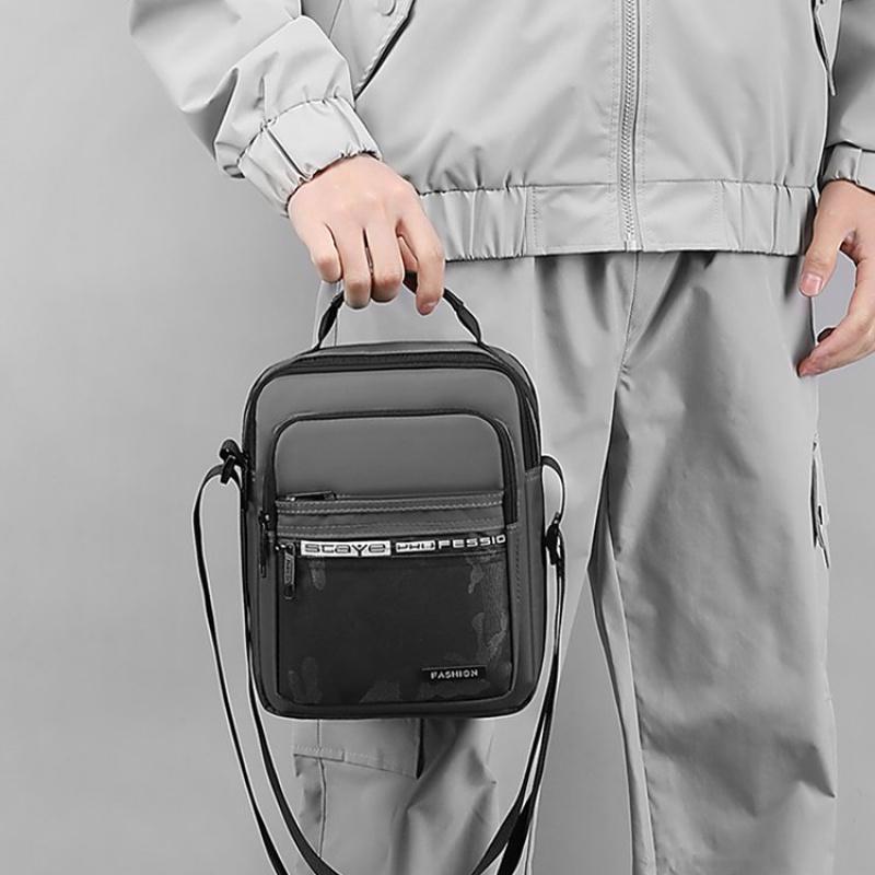 Мужская нагрудная сумка через плечо — фото 9