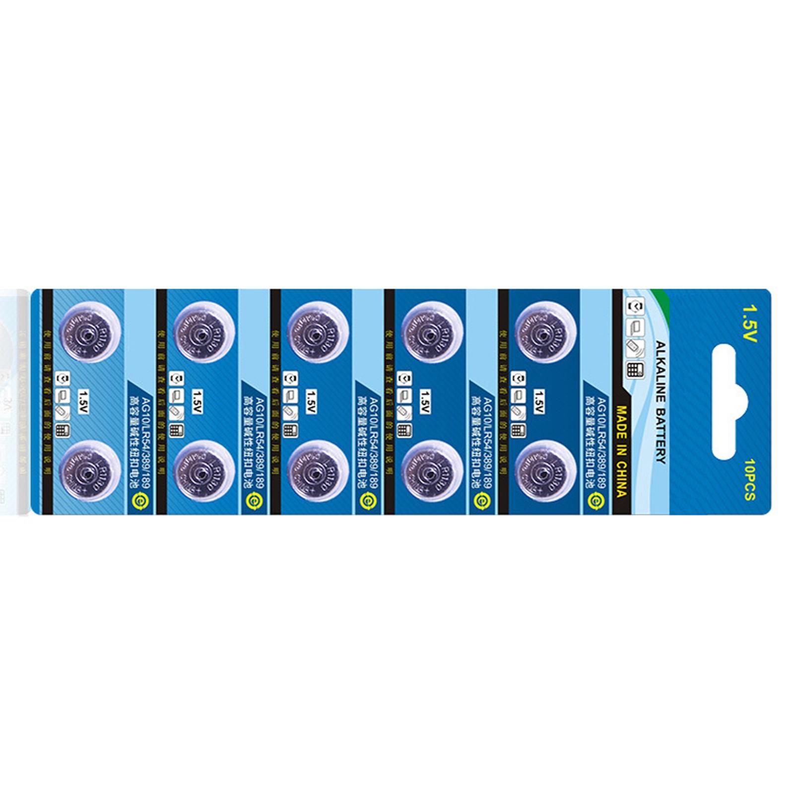 

Высокоэнергетические батарейки 1,5 В AG10/LR54 щелочные батарейки для часов калькуляторов устройств A