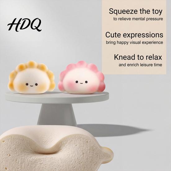 Dumpling Stress Toy Pinching Toy, Relief Soft Elastic Fidget Pressure Release Portable Mini Ball, for Anxiety And Irritability Odorless Glue
