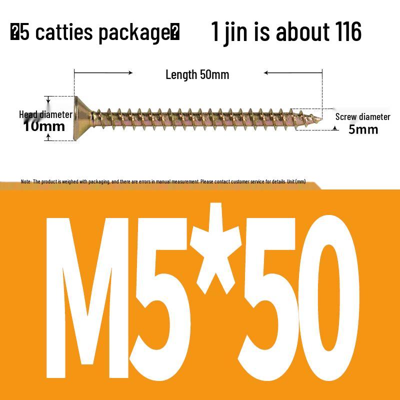 Eco-friendly Self-tapping Phillips Flat Head Screws for Fiberboard and Wall Panels