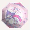 International Women's Day,My Melody Automatic Folding Umbrella-Simple 8-Rib Design, Bright Cartoon Pattern, Durable Iron Frame, Suitable For