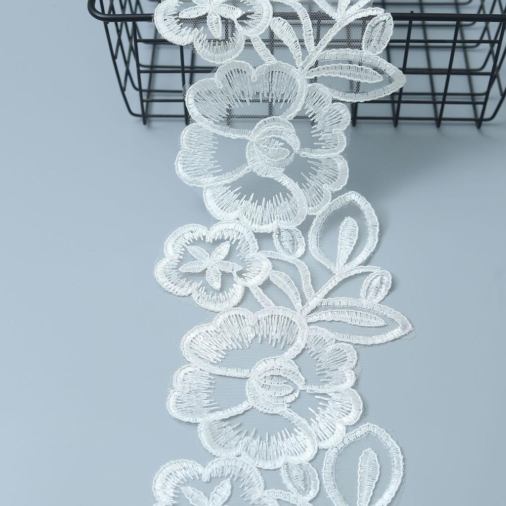 Transparent Sheet Flower Car Bone Lace Lace Clothing Hem Decorative Lace 15Cm