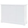VidaXL Buffet avec 3 portes MDF et Bois de pin 105x35x77,5 cm 245754
