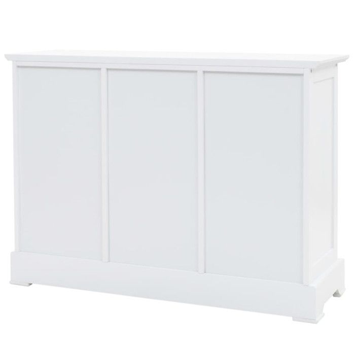 VidaXL Buffet avec 3 portes MDF et Bois de pin 105x35x77,5 cm 245754
