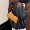 New niche retro suede underarm bag women's fashion texture crossbody dumpling bag shoulder bag