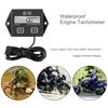 Digital Display Engine Tachometer Timer Instrument Induction Tachometer Suitable for Motorcycle Engine Chain Saw Bicycle Boat