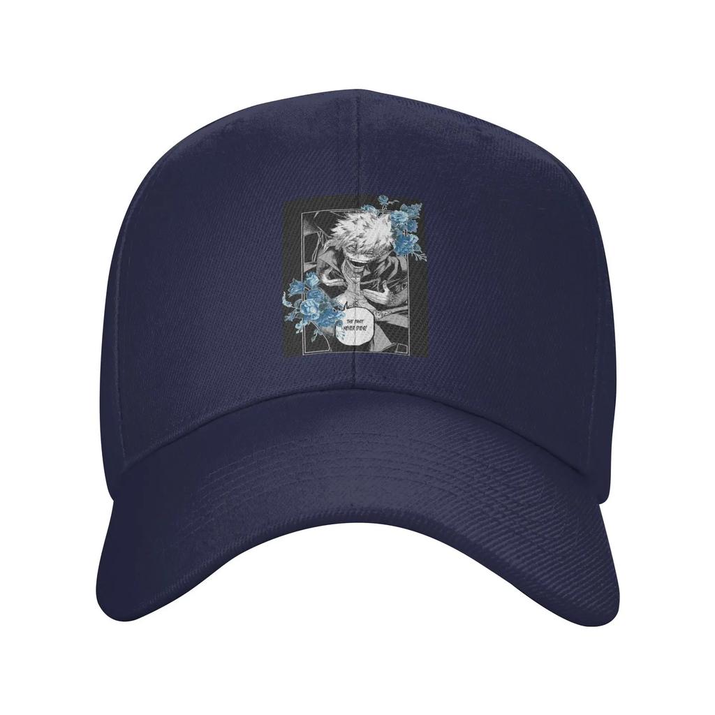 Unisex Baseball Hats My Hero Academia Dabi Anime Blue Flowers Outdoor Streetwear Summer Sports Baseball Caps Casquette Hats