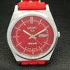 REFURBISHED VINTAGE SEIKO 5 AUTOMATIC 6309A JAPAN MENS RED DIAL WATCH a434692-2