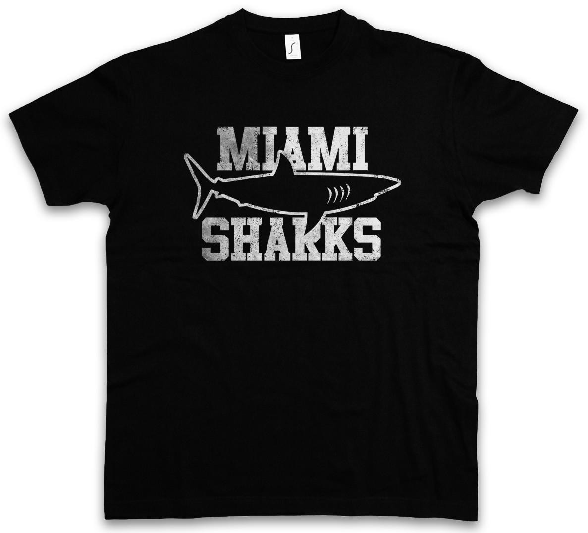 

MIAMI SHARKS T-Shirt Mens Womens Tees Top On any given Football Team Logo Symbol Sunday Sign Shark M