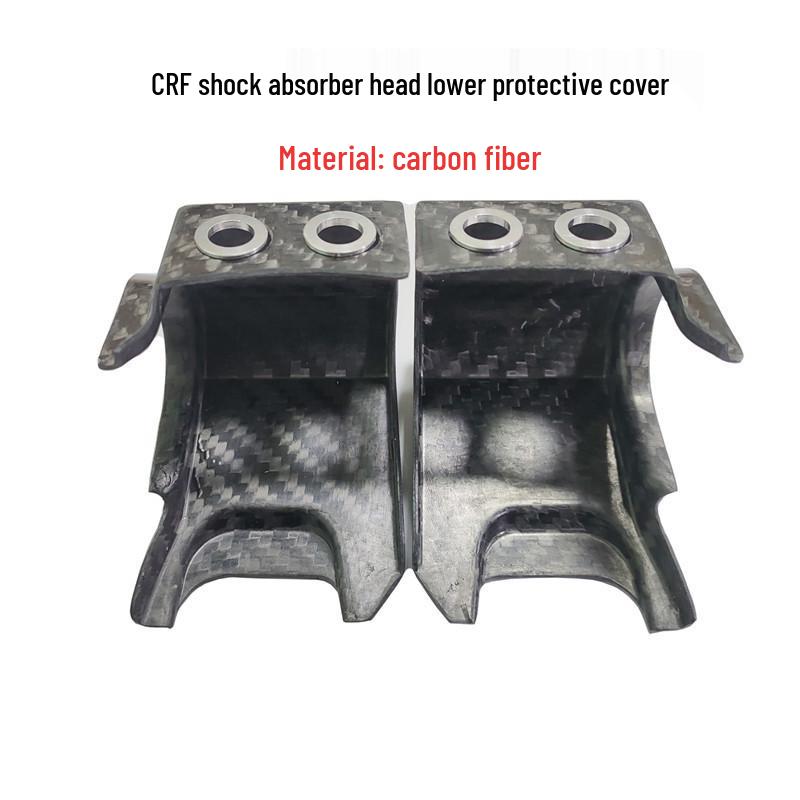 

Honda CRF Motorcycle Carbon Fiber Shock Absorber Cover - Protective Shell Accessory