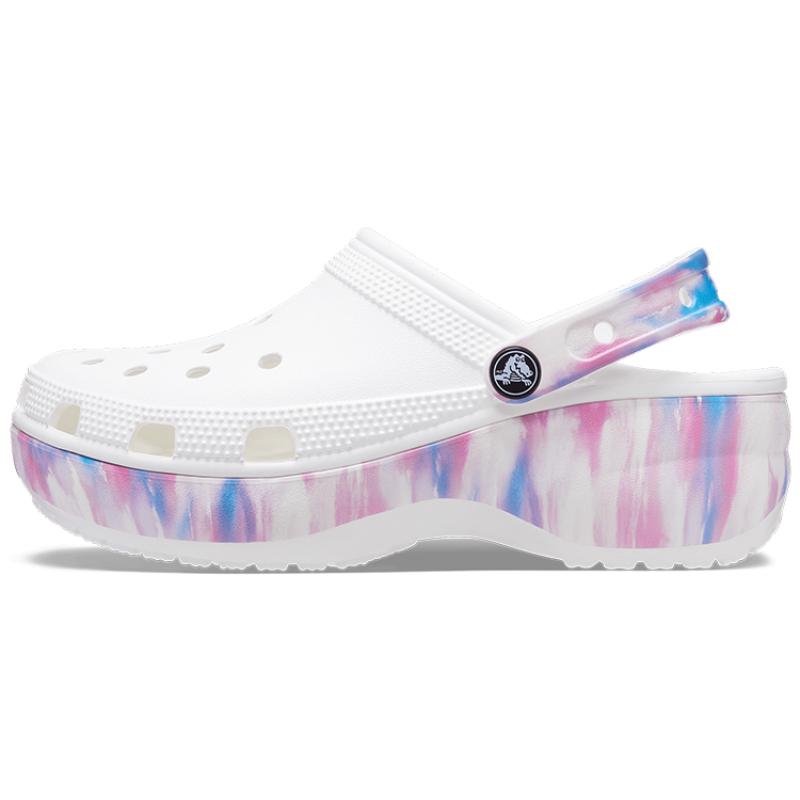 

Crocs Classic Clog Platform Dream Clog White Purple Women s 34-35