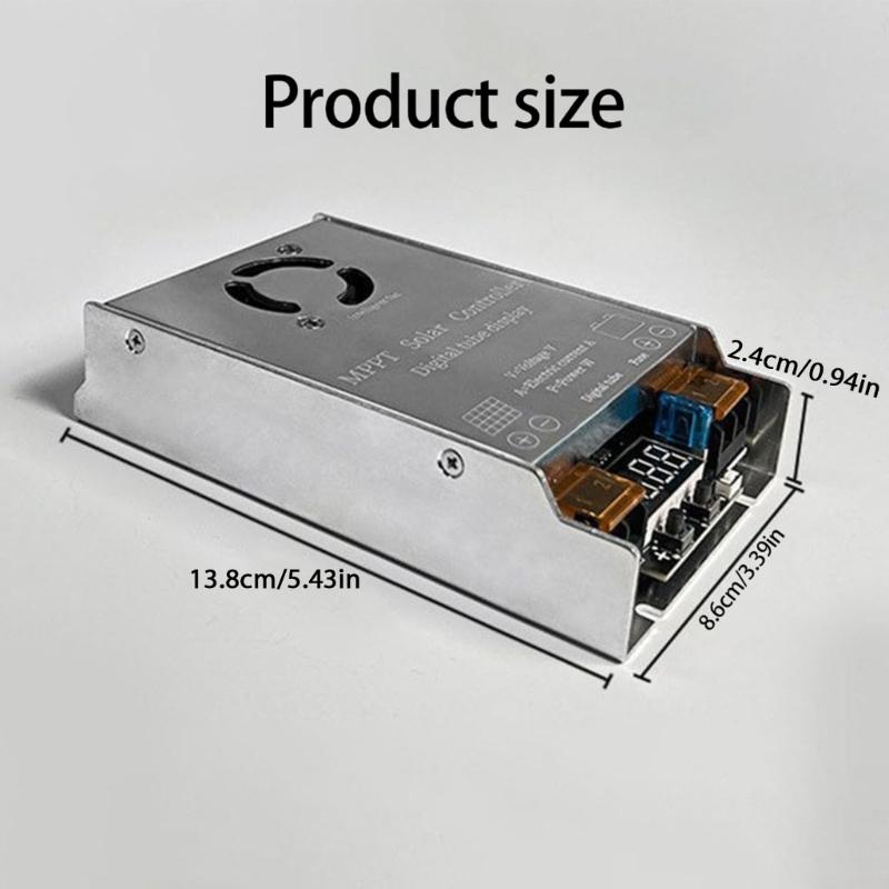 Multipurpose Advanced MPPT Charge Controllers 22A for Multiple Voltages Batteries 24V to 96V with LCD Interfaces