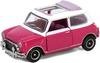 Tiny City Morris Mini Cooper Mk 1 Pantone Color 1/50 (Fuchsia Rose)