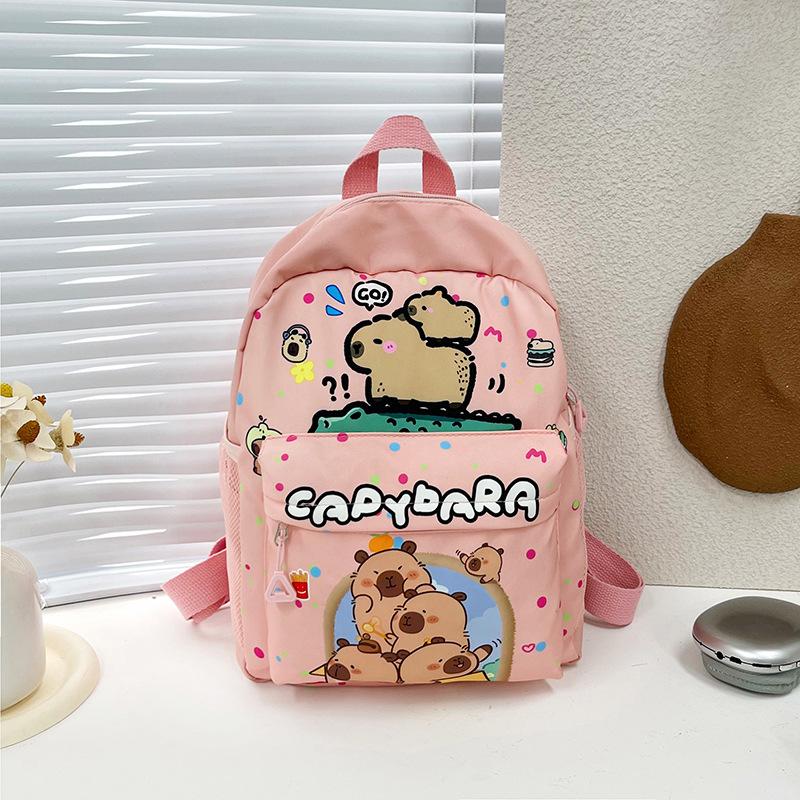 Large Capacity Kids Schoolbag Casual Versatile Female Messenger Bag Cute Travel Rucksack