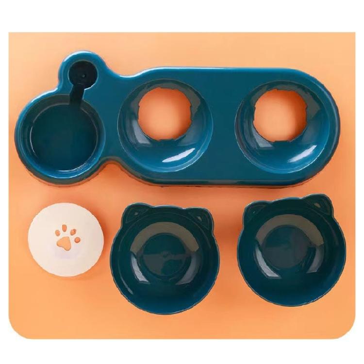 3 in 1 Dogs Feeder Cat Food Water Bowl No-Spill Feeder Bowl Water Bottle