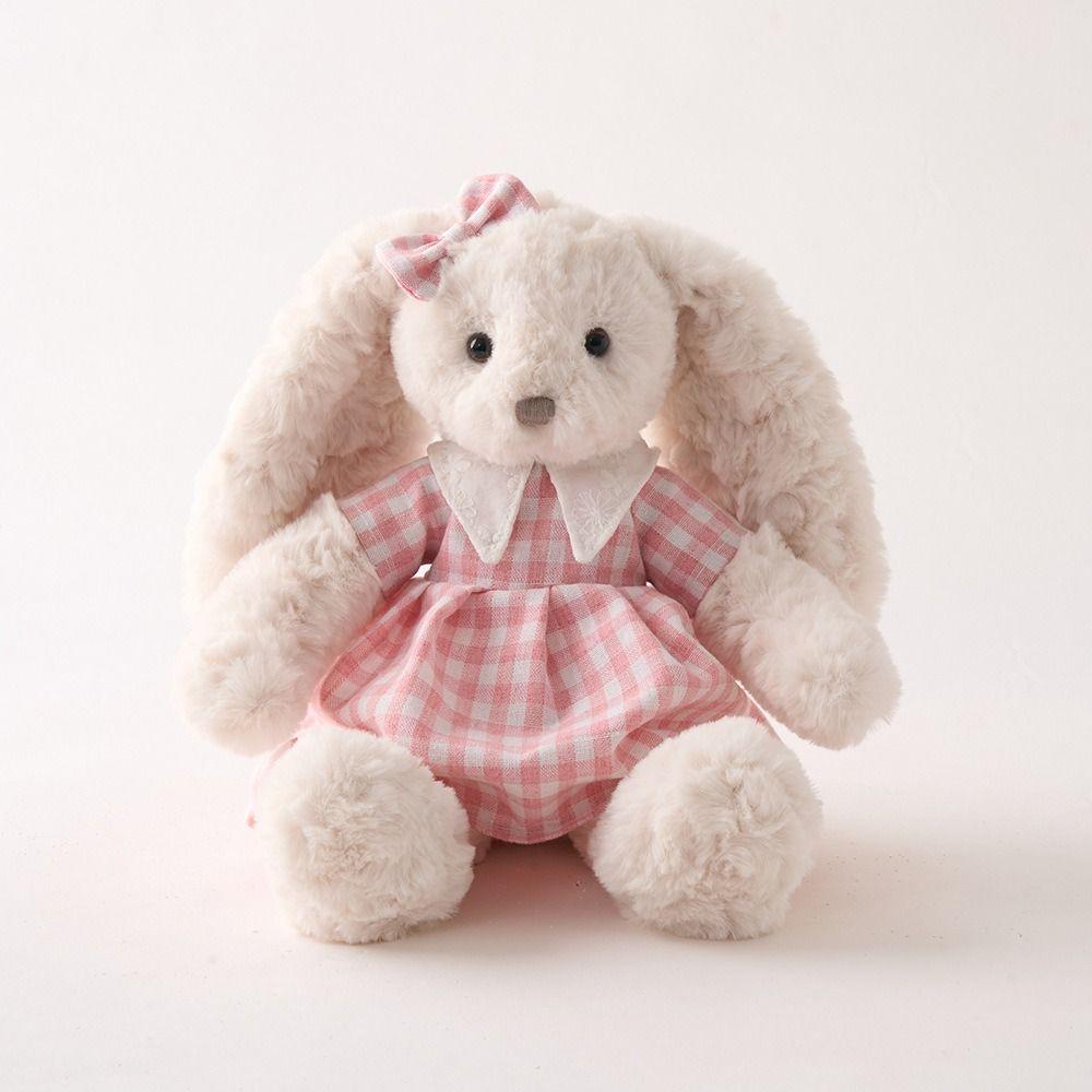 With Dress Rabbit Plush Toy Soft Stuffed Animal Dress Up Doll Rabbit Doll Baby Soothing Gifts